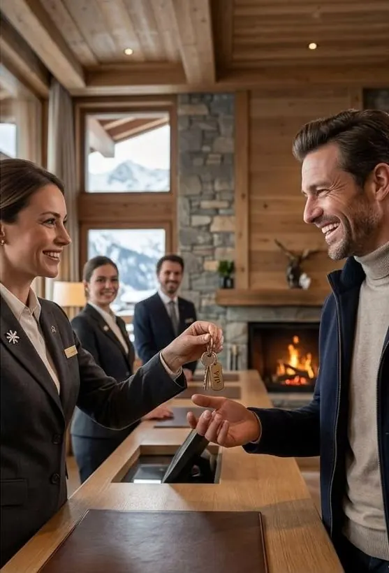 Check-in VIP à Courchevel
