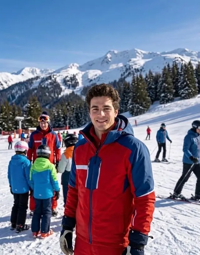 Moniteur de ski à Courchevel