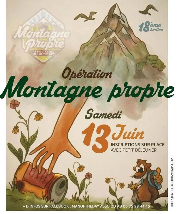 Opération Montagne Propre à Courchevel