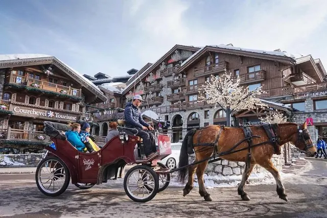 Calèche à Courchevel